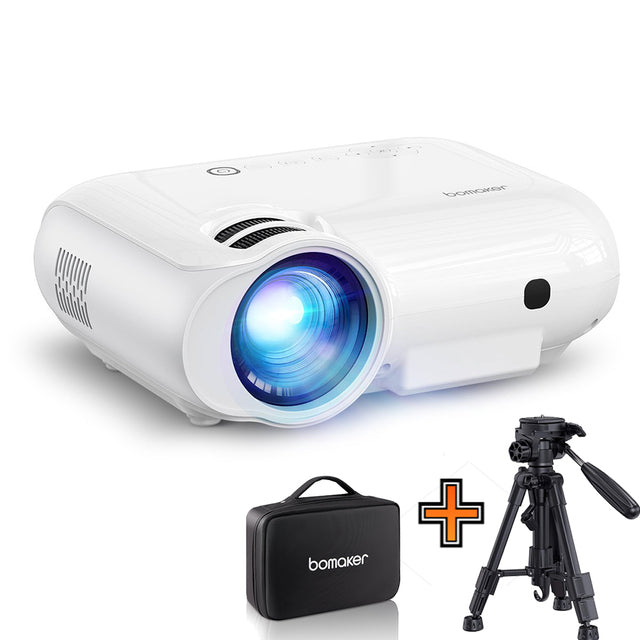 BOMAKER Projector 5G+2.4G WiFi Full HD 1080P Projector Big Screen Android Projector 3D Theater Support 4K Portable Video Beamer