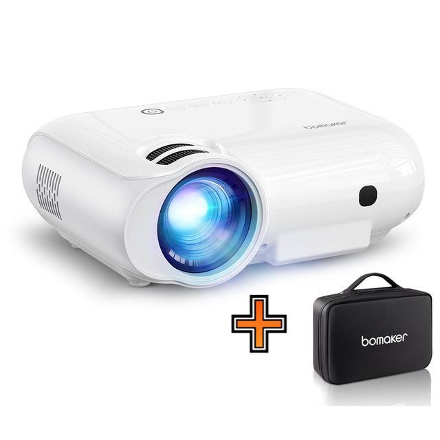 BOMAKER Projector 5G+2.4G WiFi Full HD 1080P Projector Big Screen Android Projector 3D Theater Support 4K Portable Video Beamer