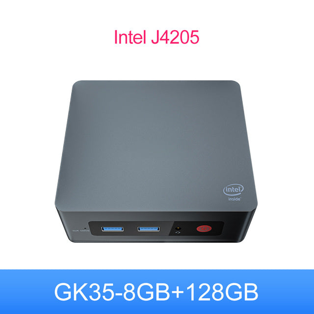 Beelink GK35 Windows 10 Mini PC Intel Apollo Lake Celeron  J4205 8GB RAM 128GB 256GB SSD Dual Wifi BT 1000M LAN Desktop Computer