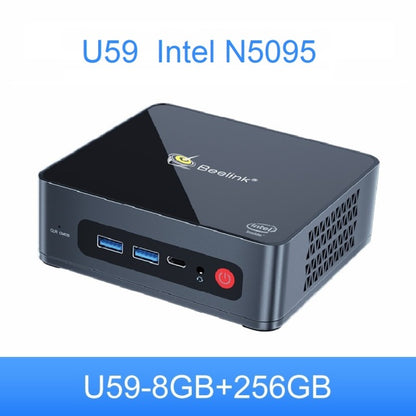 Beelink U59 Mini PC Windows 11 Intel 11th Gen N5095 DDR4 16GB 512GB SSD Dual Wifi 1000M Desktop Gaming Mini Computer 8GB 256GB