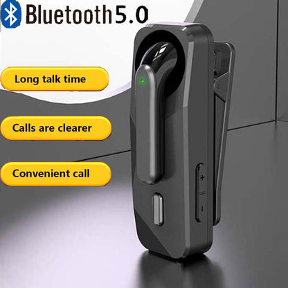 Bluetooth 5.0 Headset Wireless Earphone Business Headset With Mic Sports Ear Hooks Handsfree Headphone For Mobile Phone