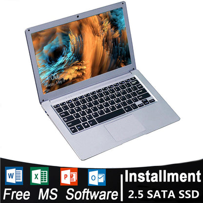 Cheap13.5 inch IPS Screen 1920X1080 Laptop Windows 10 6GB LPDDR3 128GB 256GB  SATA SSD Small Portable Notebook Mini Intel Laptop