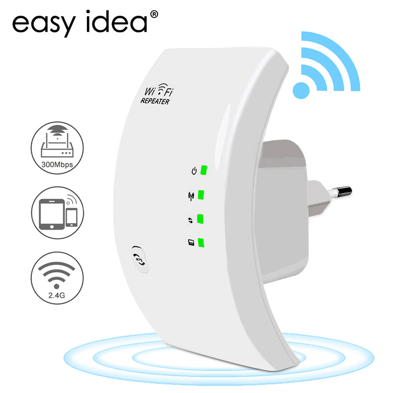 EASYIDEA Wireless WIFI Repeater 300Mbps Wifi Extender Long Range Wi fi Signal Amplifier Wi-fi Booster Access Point Wlan Repiter