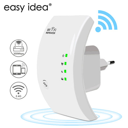 EASYIDEA Wireless WIFI Repeater 300Mbps Wifi Extender Long Range Wi fi Signal Amplifier Wi-fi Booster Access Point Wlan Repiter