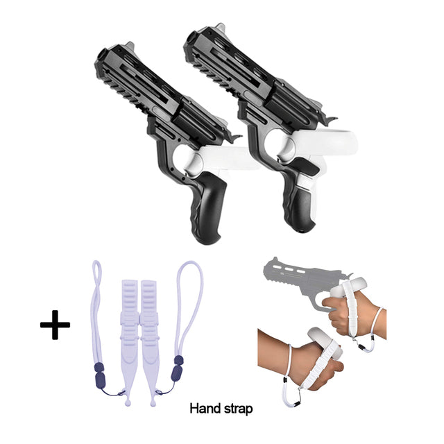 Excited For Oculus Quest 2 Shooting Game Pistol Grips Controller Gun For Quest 2 VR Rifle Gun Stock Set Combo VR Accessories