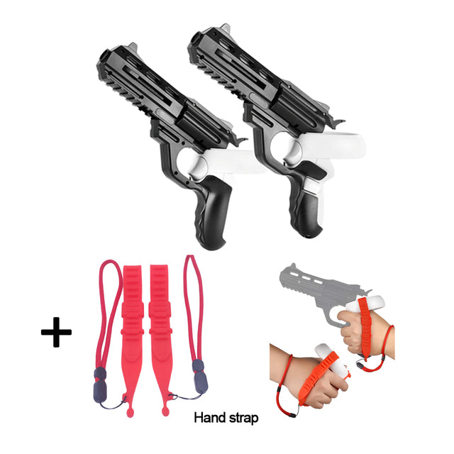 Excited For Oculus Quest 2 Shooting Game Pistol Grips Controller Gun For Quest 2 VR Rifle Gun Stock Set Combo VR Accessories