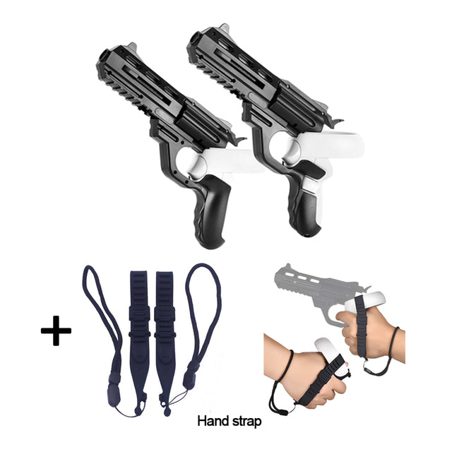 Excited For Oculus Quest 2 Shooting Game Pistol Grips Controller Gun For Quest 2 VR Rifle Gun Stock Set Combo VR Accessories