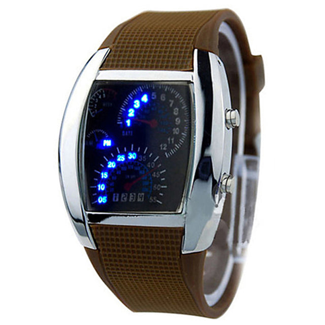 Fashion Men Stainless Steel Luxury Sport Analog Quartz LED Wrist Digital  Military Watch Top Luxury Electronics Watches