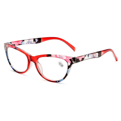 Fashion Women Cat Eye Reading Glasses Light Clear Eyeglasses Frame Lens Presbyopia Spectaclese Glasses +1.0 To +4.0