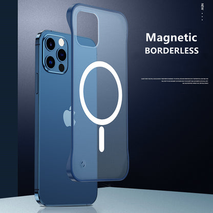 For Apple iPhone 12 11 Pro Max Magnetic Mobile Phone Case For iPhone X XS Max XR No Bumper Cover Anti Fingerprint Matte Case