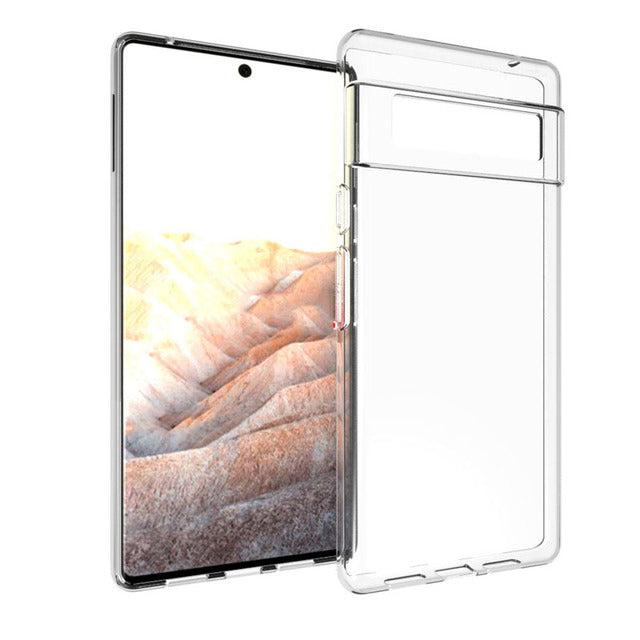 For Google Pixel 6 Pro 5 5A 4 4A XL Case Simple Slim Soft TPU Transaprent Clear Phone Case For Google Pixel 6 Pixel 6 Pro Cover