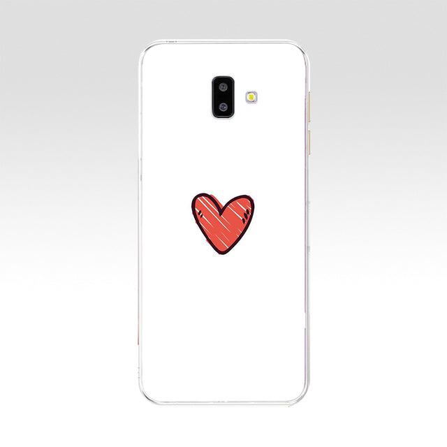 For Phone Case Samsung Galaxy j6 2018 Soft Silicone Case For Protector Fundas Samsung j6 Plus 2018 j600f j610f Capas Cover Coque