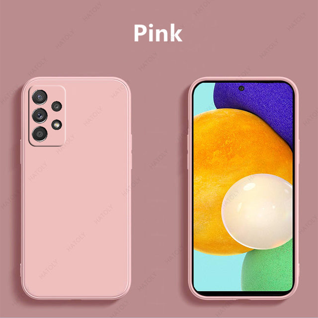 For Samsung Galaxy A53 5G Case Cover for Samsung Galaxy A53 5G A03 Core A03s A13 A33 A73 Phone Shell Soft Liquid Silicon Case