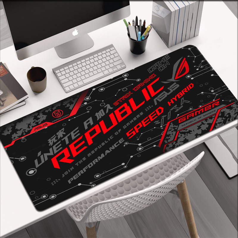 Gaming Mouse Mat Asus Rog Mausepad Large Mousepad Desk Protector Mause Pad Pc Gamer Table Computer Accessories Mats Keyboard Pad