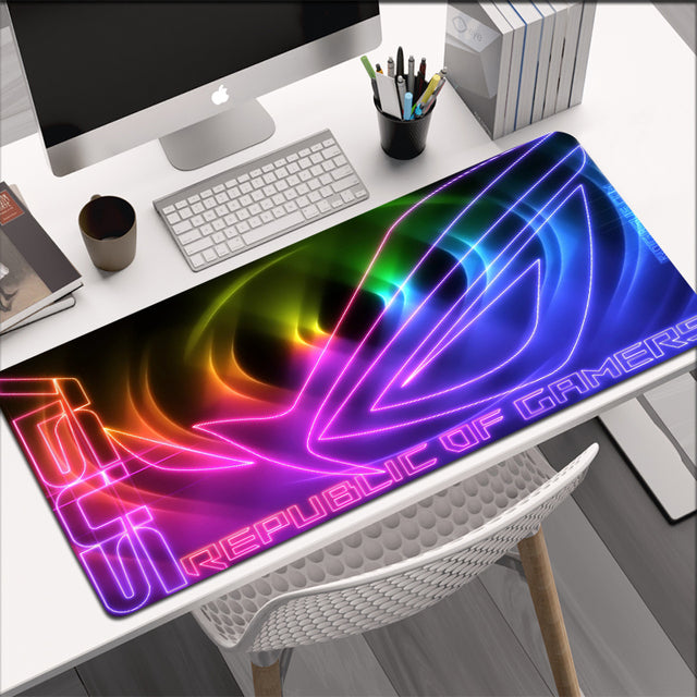 Gaming Mouse Mat Asus Rog Mausepad Large Mousepad Desk Protector Mause Pad Pc Gamer Table Computer Accessories Mats Keyboard Pad