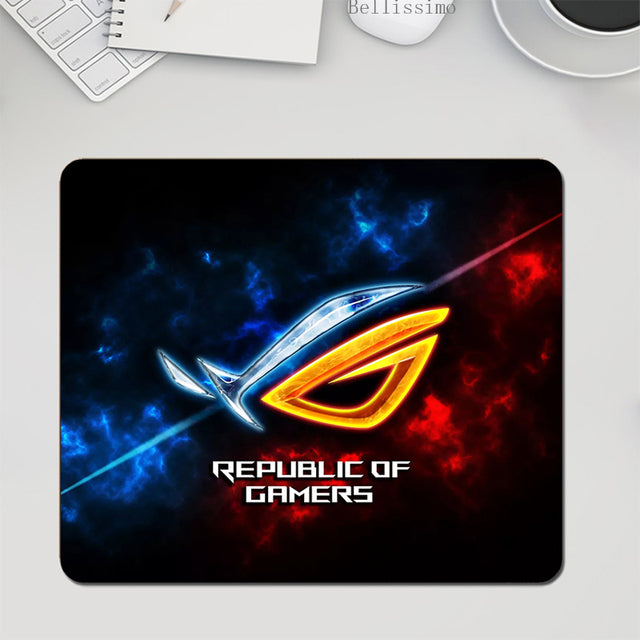 Gaming Mouse Mat Asus Rog Mausepad Large Mousepad Desk Protector Mause Pad Pc Gamer Table Computer Accessories Mats Keyboard Pad