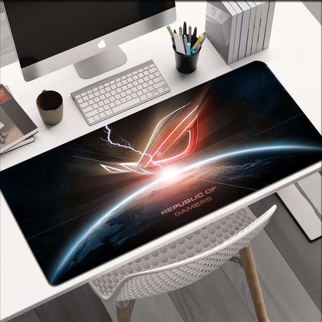 Gaming Mouse Mat Asus Rog Mausepad Large Mousepad Desk Protector Mause Pad Pc Gamer Table Computer Accessories Mats Keyboard Pad