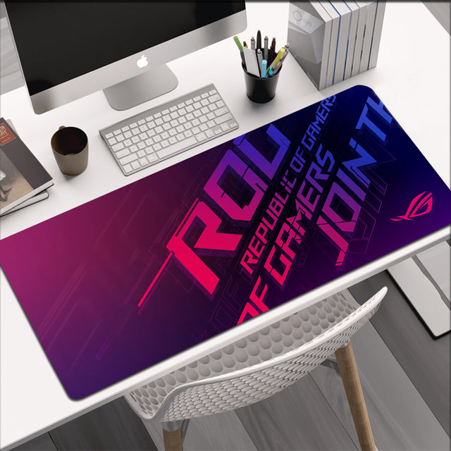 Gaming Mouse Mat Asus Rog Mausepad Large Mousepad Desk Protector Mause Pad Pc Gamer Table Computer Accessories Mats Keyboard Pad