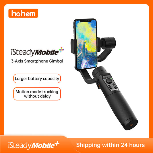 Hohem iSteady Mobile Plus 3-Axis Handheld Gimbal Stabilizer Phone Selfie Stick Tripod for iPhone 13 12 Pro/Max Huawei Xiaomi