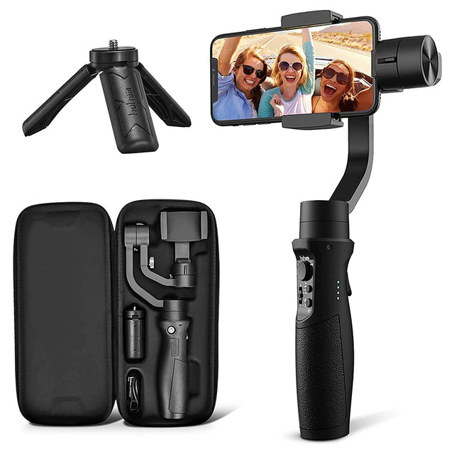 Hohem iSteady Mobile Plus 3-Axis Handheld Gimbal Stabilizer Phone Selfie Stick Tripod for iPhone 13 12 Pro/Max Huawei Xiaomi