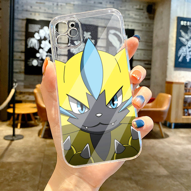 Japan Cartoon Pokemon Clear Phone Case For iPhone 13 12 11 Pro 12 13 Mini X XR XS Max SE 6s 7 8 Plus Silicone Cover Soft Carcasa