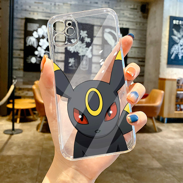 Japan Cartoon Pokemon Clear Phone Case For iPhone 13 12 11 Pro 12 13 Mini X XR XS Max SE 6s 7 8 Plus Silicone Cover Soft Carcasa