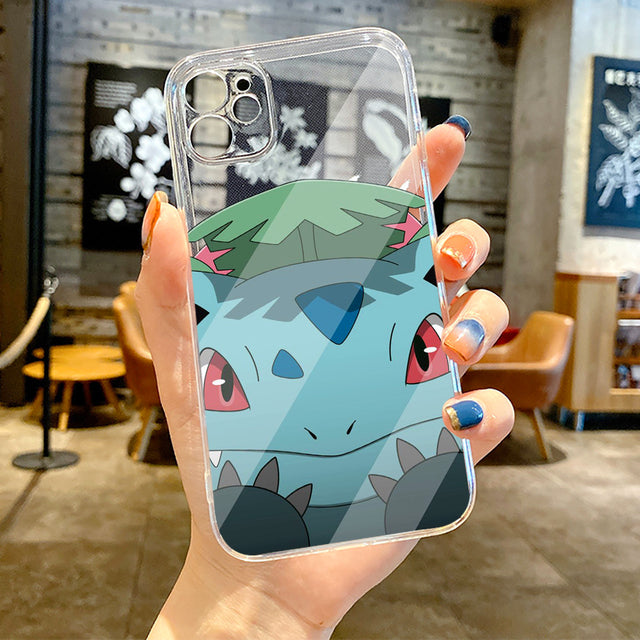 Japan Cartoon Pokemon Clear Phone Case For iPhone 13 12 11 Pro 12 13 Mini X XR XS Max SE 6s 7 8 Plus Silicone Cover Soft Carcasa