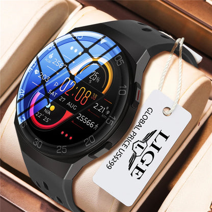 LIGE New Silicone Strap Digital Watch Men Sport Watches Electronic LED Male Smart Watch For Men Clock Waterproof Bluetooth Hour