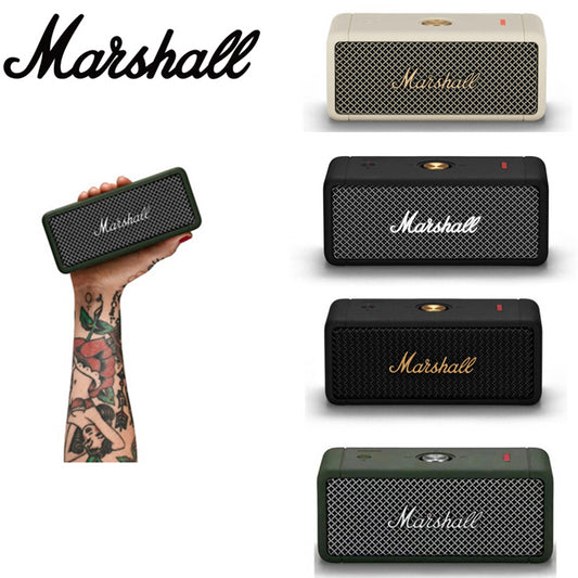 MARSHALL EMBERTON Original Wireless Bluetooth Speaker IPX7 Waterproof Sports Speaker Stereo Bass Sound Outdoor Portable Speakers