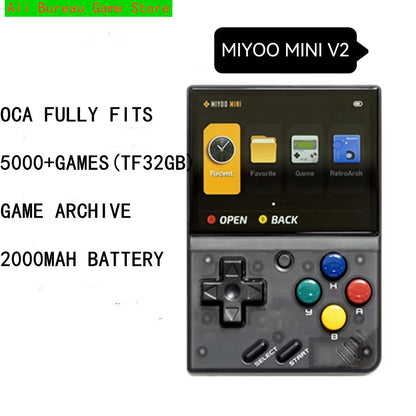 MIYOO MINI V2 Portable Retro Handheld Game Console 2.8Inch IPS HDScreen Video Game Consoles Linux System Classic Gaming Emulator