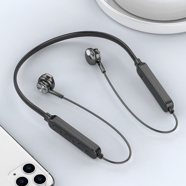 Magnetic Wireless Bluetooth Earphones Music Headphones Phone Neckband Sport Earbuds Earphone With Mic For iPhone Samsung Xiaomi