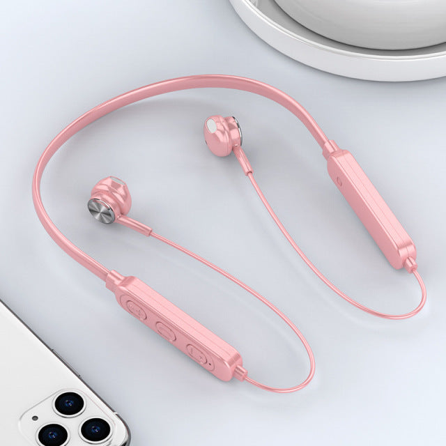 Magnetic Wireless Bluetooth Earphones Music Headphones Phone Neckband Sport Earbuds Earphone With Mic For iPhone Samsung Xiaomi