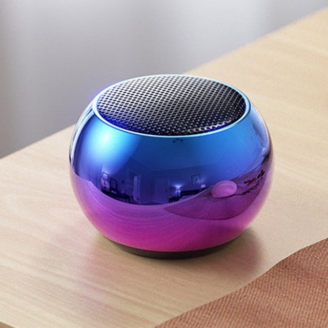 Mini Bluetooth Speaker with Mic, TWS Wireless Sound Box HiFi Music Cell Phone Tablet Metal Loud Speaker Sport Portable Subwoofer