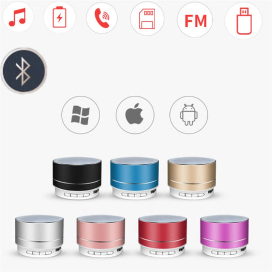 Mini Portable Speaker Bluetooth Wireless Car Audio Support TF Card USB Charging speakers Metal subwoofer 5.0 stereo