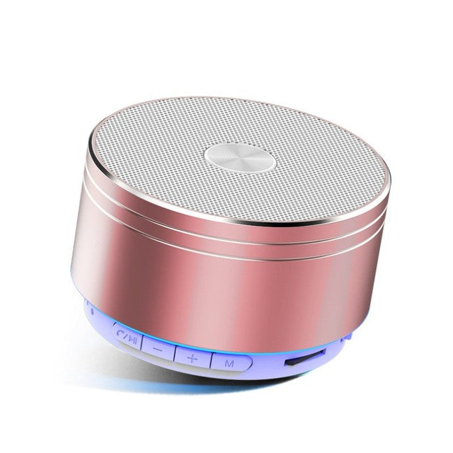 Mini Portable Speaker Bluetooth Wireless Car Audio Support TF Card USB Charging speakers Metal subwoofer 5.0 stereo