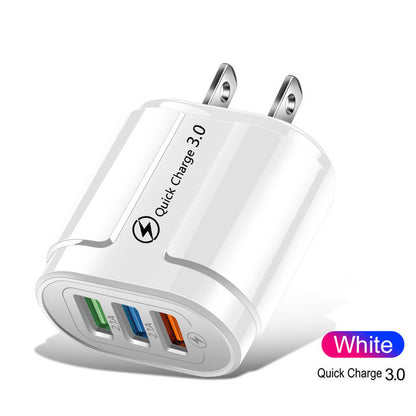 Mobile Phone Charger USB Charger Quick Charge 3.0 4.0 Universal Wall Fast Charging Adapter For iPhone X 11 Samsung Xiaomi Tablet