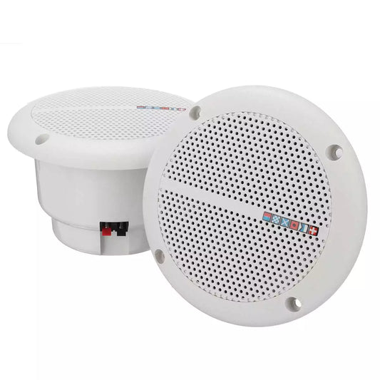 New 1 Pair Speaker Loudspeakers Waterproof Marine Boat Ceiling Wall Speakers Kitchen Bathroom Water Resistant