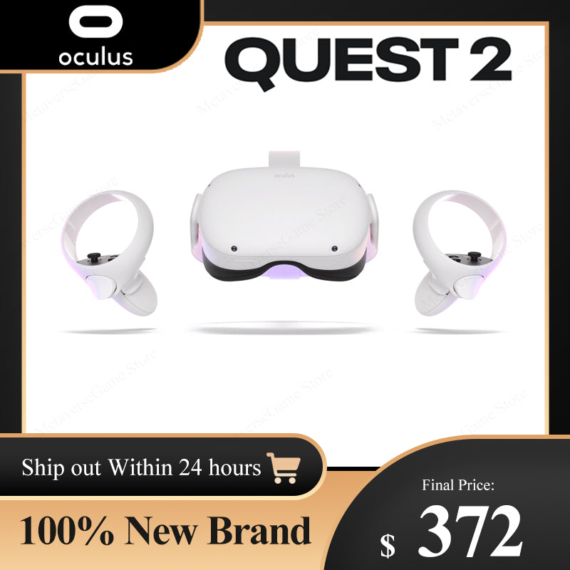 Original Oculus/Meta Quest 2 VR 128GB Glasses Advanced All-In-One Virtual Reality VR Headset Game Console New in Stock