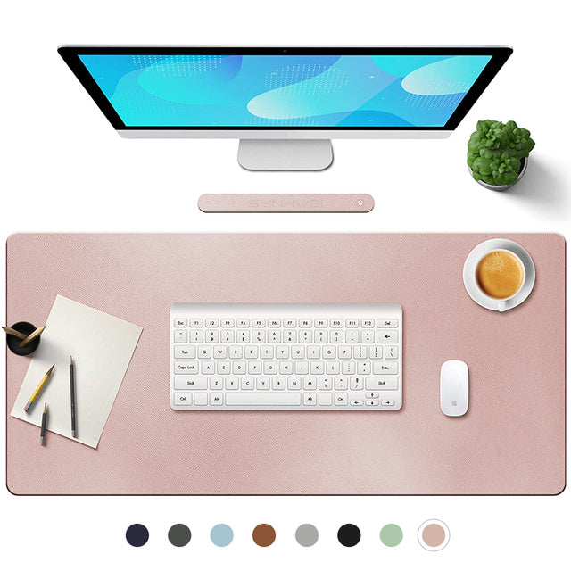 PU Leather Desk Protector Mat Large Size Office Waterproof Mouse Pad XXL Desktop Gaming MousePad Mouse Mat Computer Accessories