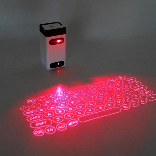 Portable Bluetooth Virtual Laser Keyboard Wireless Projection Mini Touch Keyboard For Computer Phone Laptop With Mouse Function