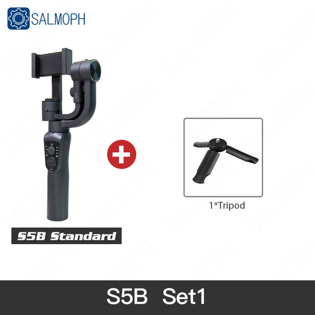 S5B / F6 3 Axis Gimbal Handheld Stabilizer Cellphone Action Camera Holder Anti Shake Video Record Smartphone Gimbal For Phone