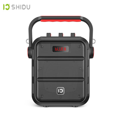 SHIDU New Arrival 30 Watts With FM Radio Function UHF Wireless PA System Set Powerful Portable Professional Karaoke Speaker SHI