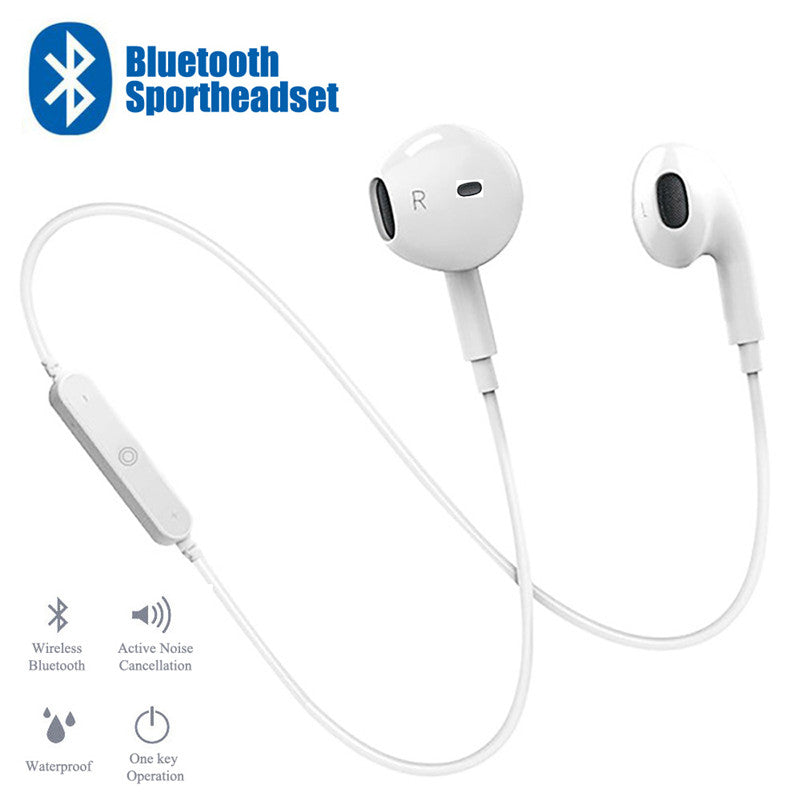 Sport Bluetooth Headphone Wireless Earphones S6 Waterproof audifonos Bluetooth earphone Stereo bass Headset with Mic for xiaomi