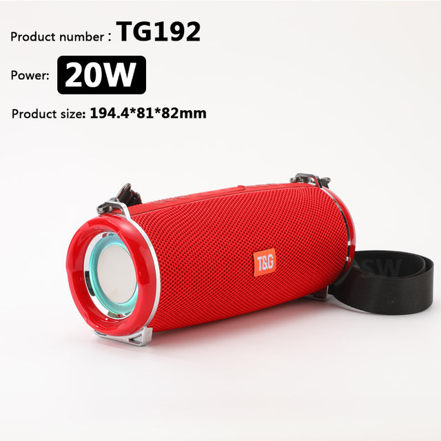 TG187/TG192 50W Portable High Power Speaker 3D Surround Sound Subwoofer Boombox HD Noise Deduction Bluetooth Speaker