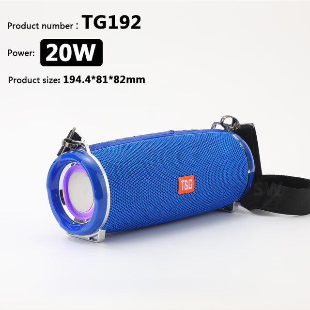 TG187/TG192 50W Portable High Power Speaker 3D Surround Sound Subwoofer Boombox HD Noise Deduction Bluetooth Speaker