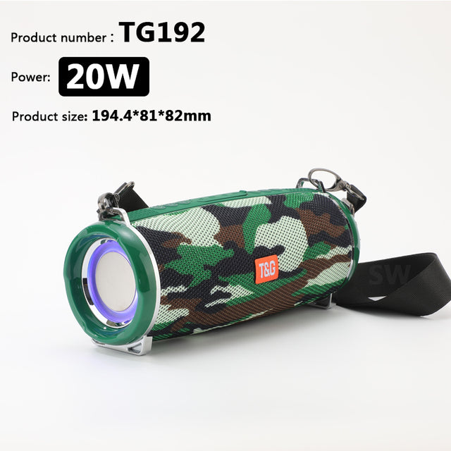 TG187/TG192 50W Portable High Power Speaker 3D Surround Sound Subwoofer Boombox HD Noise Deduction Bluetooth Speaker