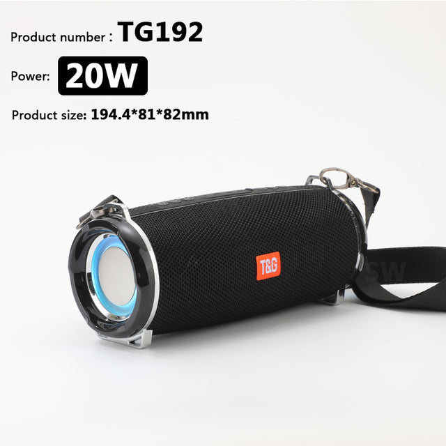 TG187/TG192 50W Portable High Power Speaker 3D Surround Sound Subwoofer Boombox HD Noise Deduction Bluetooth Speaker