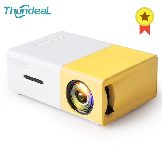 Thundeal YG300 Mini Projector Audio YG-300 HD USB Mini Projector Support 1080P Home Media Player YG300 Proyector Drop Shipping