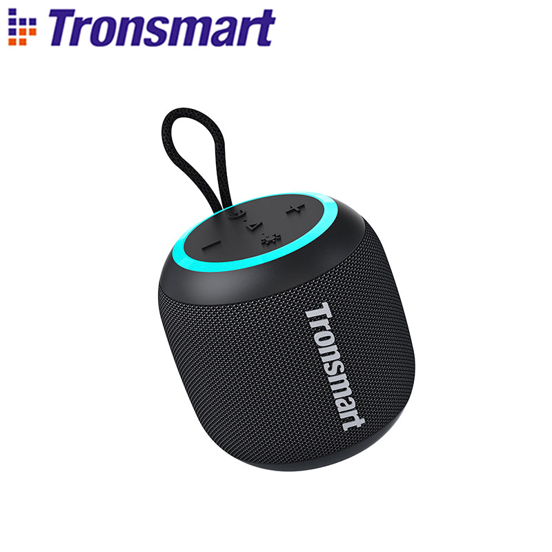 Tronsmart T7 Mini Portable Speaker TWS Bluetooth 5.3 Speaker with Balanced Bass, IPX7 Waterproof,  LED Modes for Outdoor