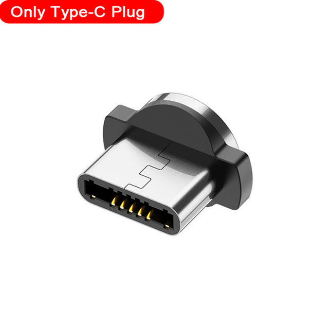 USLION LED Magnetic USB Cable Fast Charging USB Type C Phone Cable Magnet Charger Data Charge Micro USB For iPhone 11 For Xiaomi